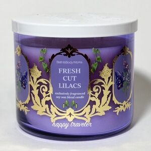 FRESH CUT LILACS 3 Wick Candle
